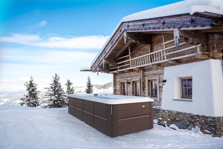 Jacuzzi Swim Spa lifestyle in winter