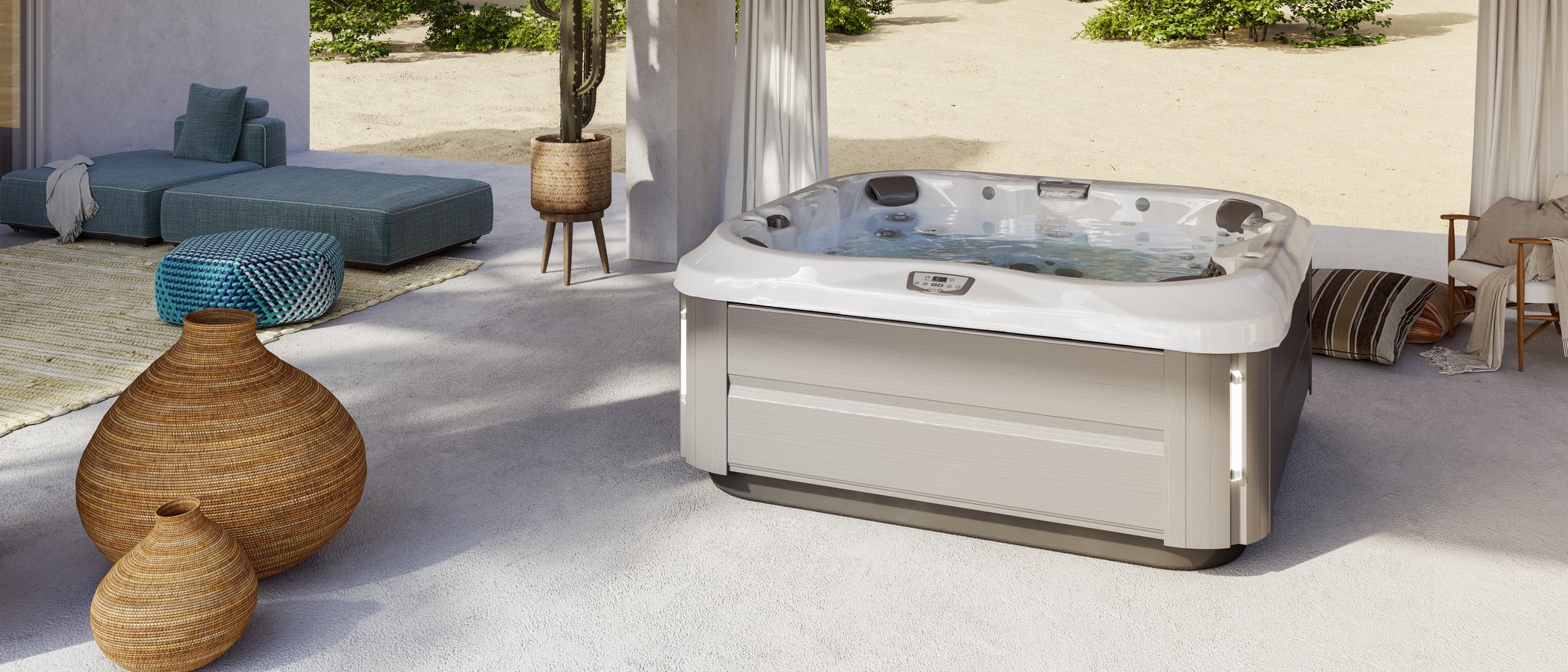 JHT J345 luxurious outdoor hot tub