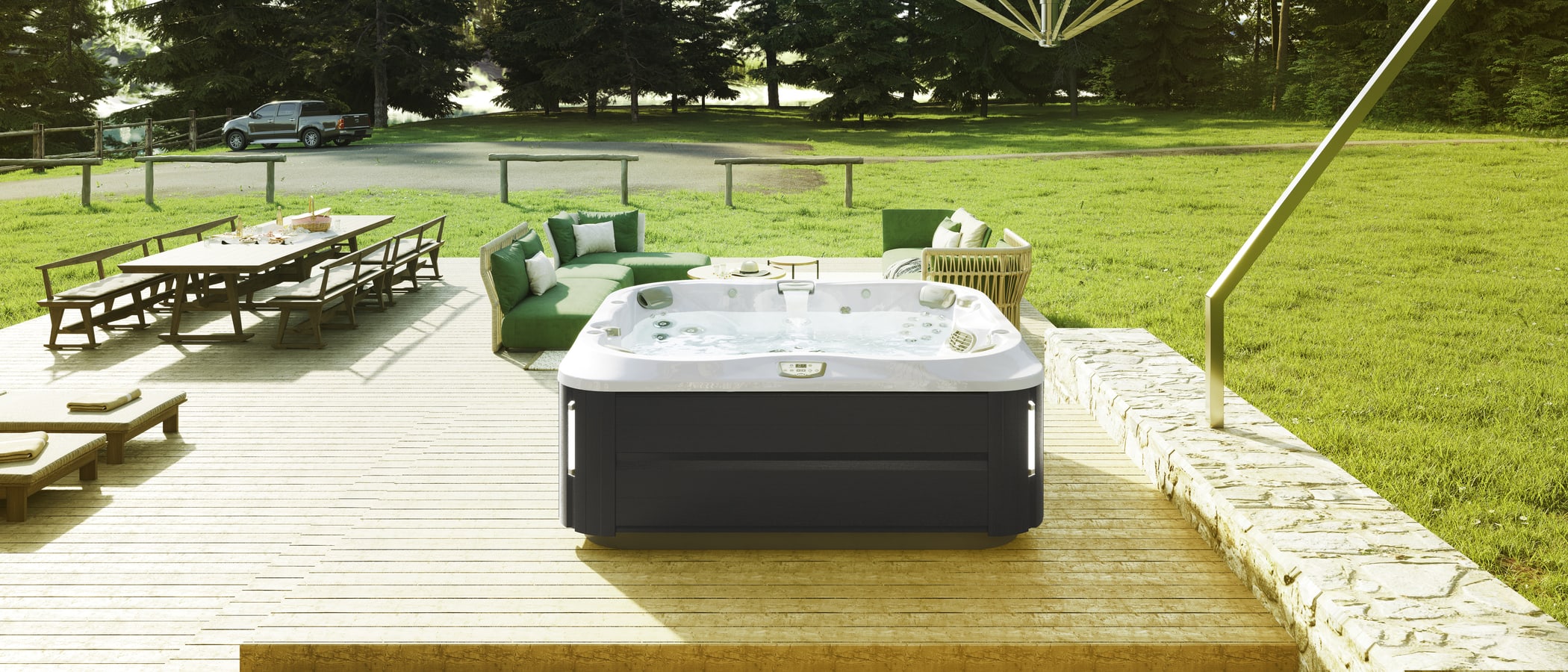 JHT J365 Lifestyle a sleek hot tub