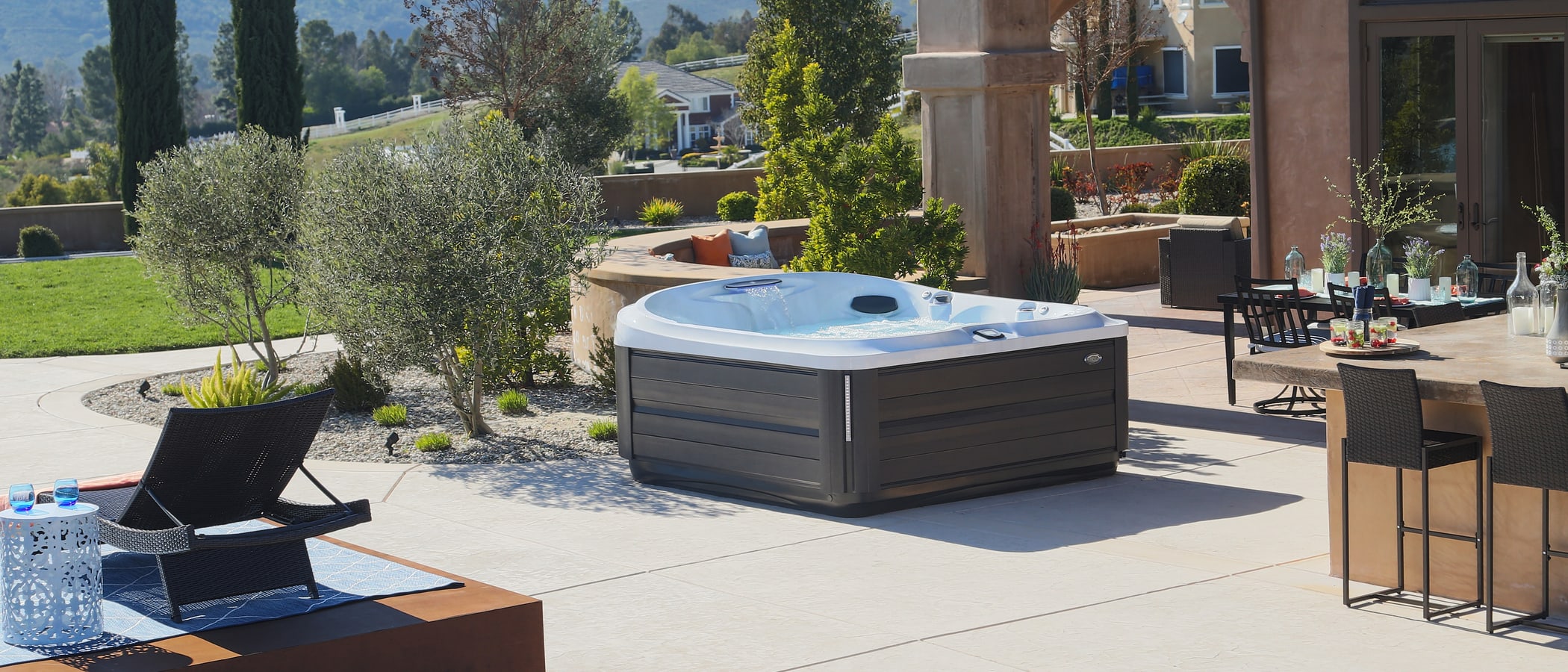 Jacuzzi Hot tub providing a peaceful escape from the daily hustle